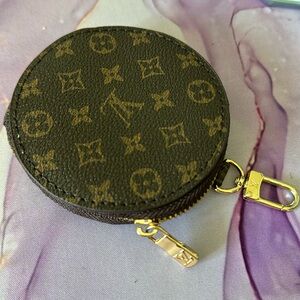 LV leather coin purse